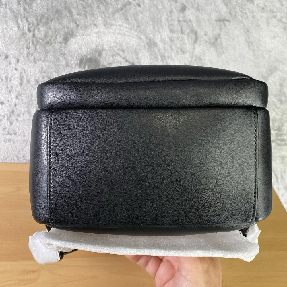 Tesla Mega Mini Pack Backpack Black Vegan Leather Official Tesla Store w/ Cover
